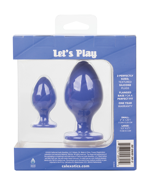 CalExotics Cheeky Butt Plug - Purple