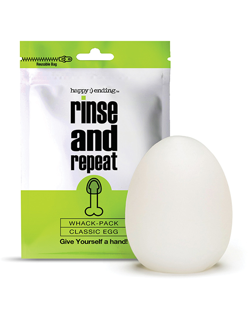 Global Novelties Rinse & Repeat Whack Egg Masturbator Stroker