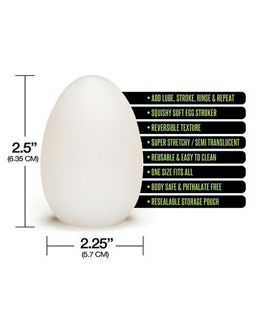 Global Novelties Rinse & Repeat Whack Egg Masturbator Stroker