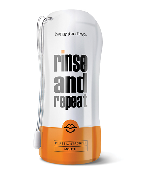 Global Novelties Rinse & Repeat Classic Mouth Masturbator Stroker