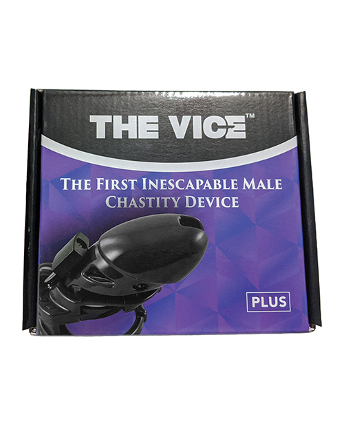 Locked In Lust The Vice Fetish Plus Cock Cage - Black
