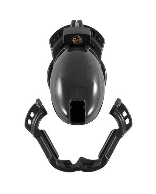 Locked In Lust The Vice Fetish Plus Cock Cage - Black
