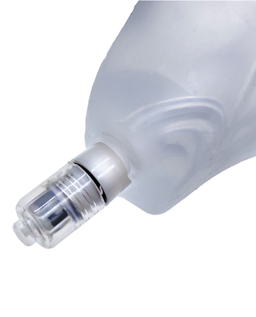 Oxballs Glowhole 1 Hollow Butt Plug With Led Insert Small - Clear