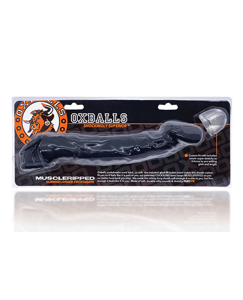 Oxballs Muscle Ripped Cock Sheath - Black