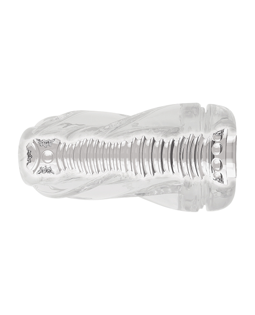 Zero Tolerance Twist Masturbator Stroker - Clear/Orange