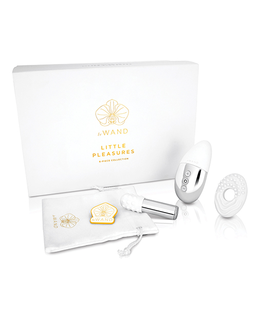 Le Wand Little Pleasures 6 Pc Vibrator Kit - Chrome