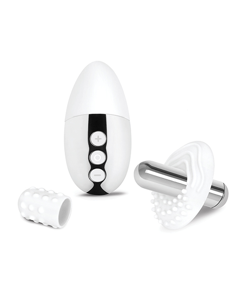 Le Wand Little Pleasures 6 Pc Vibrator Kit - Chrome