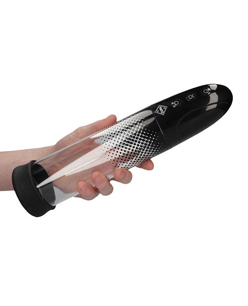 Shots Pumped Automatic Rechargeable Luv Penis Pump - Black