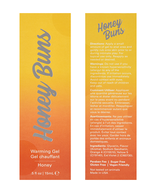 Jelique Honey Buns Warming Arousal Gel - 5 Oz