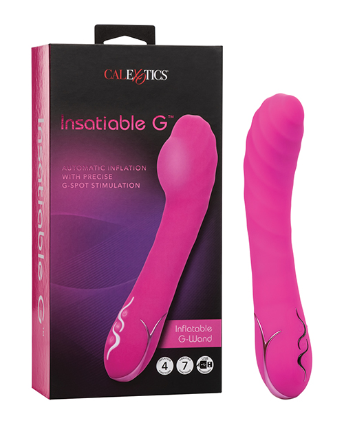 CalExotics Insatiable G Inflatable G-Spot Wand Vibrator - Pink