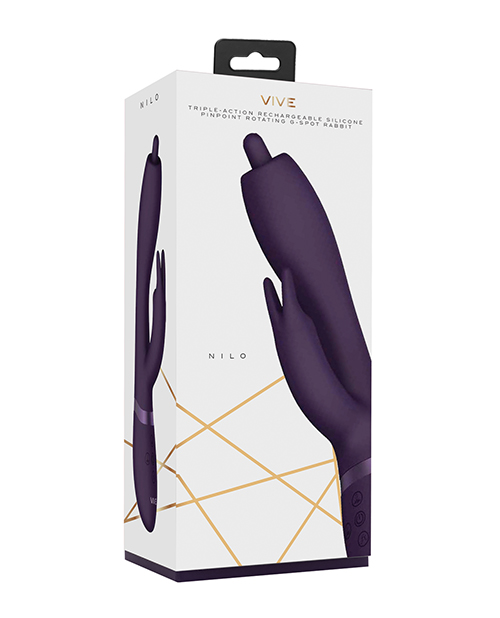 Shots Vive Nilo Rabbit Vibrator - Purple