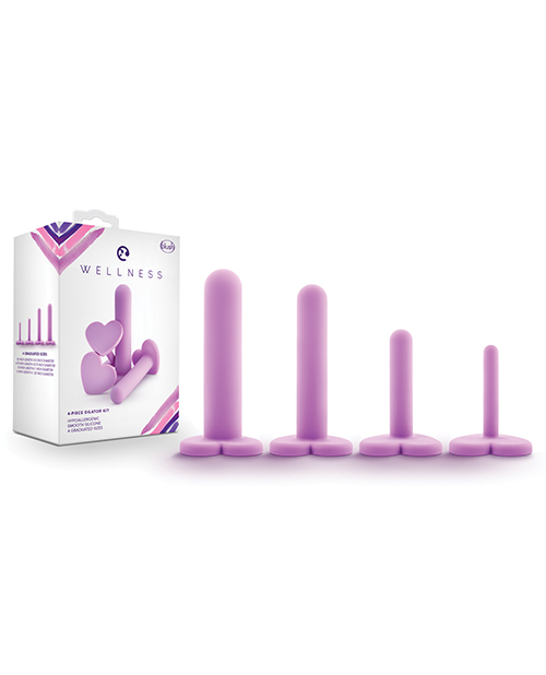 Blush Wellness Anal Dilator Butt Plug Kit - Purple