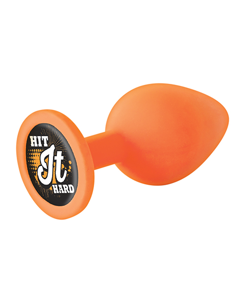 Icon Brands The 9's Booty Calls Hit It Hard Butt Plug - Orange