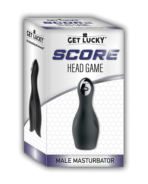 Voodoo Get Lucky Score Head Game Masturbator Stroker - Black