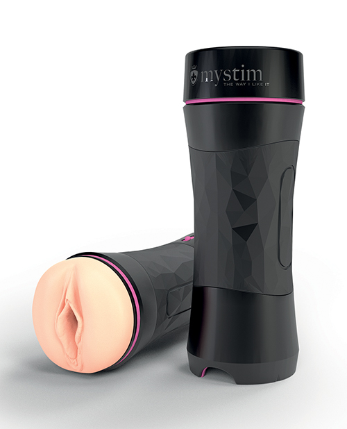 Mystim Oh-Pushme Pussy Masturbator Stroker - Black