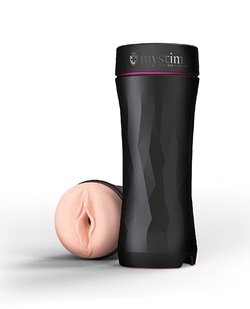 Mystim Electro Stimulation Opus E Vagina Vibrator - Black