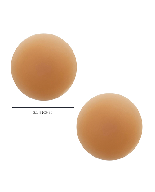 Neva Nude Yummy Skin Invisible Reusable Silicone Nipzitx Pasties - Mocha O/s