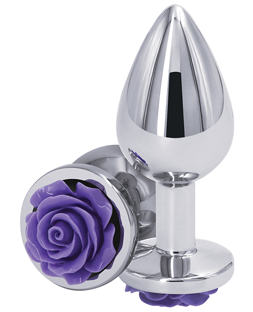 NS Novelties Rear Assets Medium Butt Plug - Purple Rose