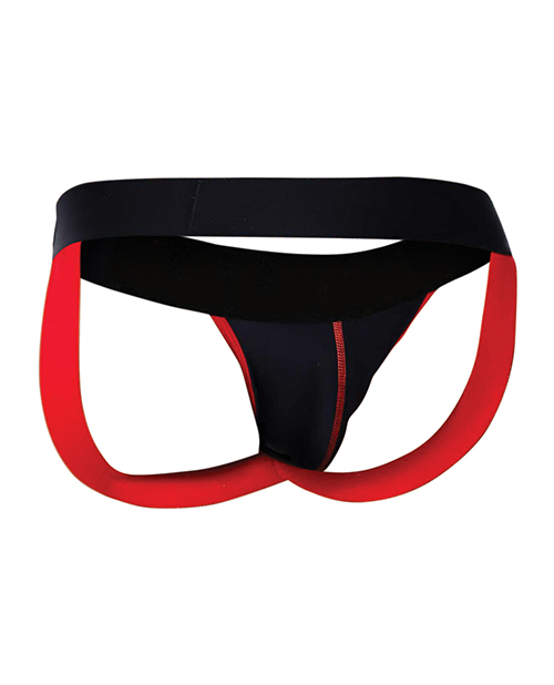 Male Basics Neon Jockstrap Red Xl