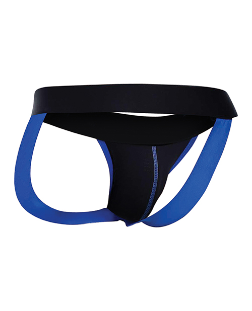 Male Basics Neon Jockstrap Royal Lg