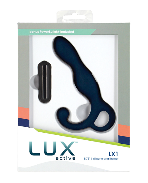 BMS Lux Active Lx1 5.75" Silicone Anal Trainer - Dark Blue