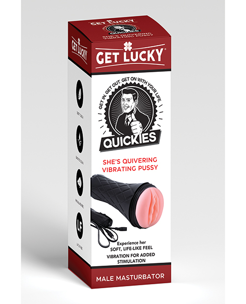 Get Lucky Quickies She'S Quivering Vibrating Pussy Masturbator