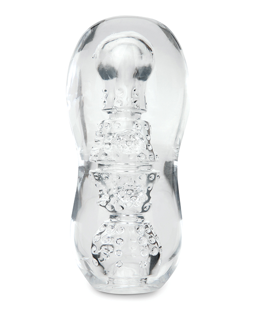 Zolo Gripz Dotted Stroker - Clear