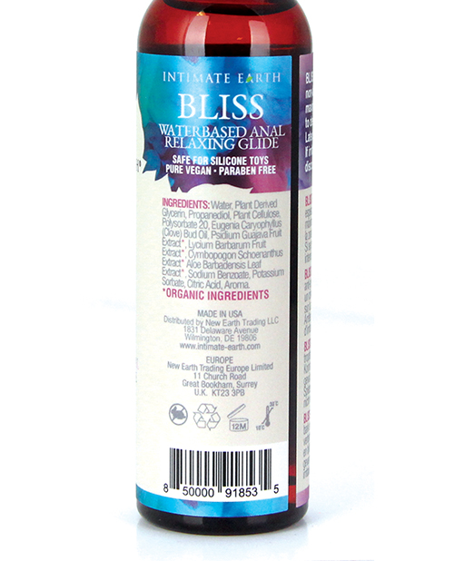 Intimate Earth Bliss Anal Relaxing Waterbased Glide - 120 Ml