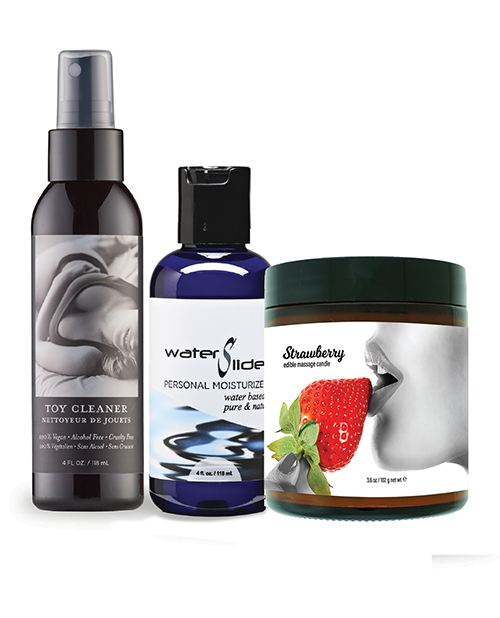 Earthly Body Holiday/Valentines Play & Pleasure Gift Set - Asst. Strawberry