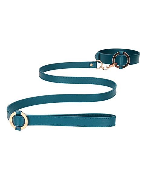 Shots Ouch Halo Collar With Leash - Green