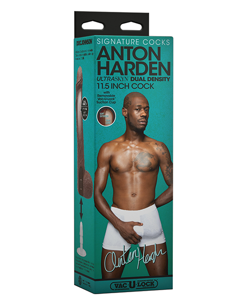 Doc Johnson Signature Cocks Ultraskyn 11" Cock With Removable Vac-U-Lock Suction Cup - Anton Harden