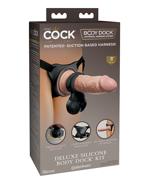 Pipedream King Cock Elite Deluxe Silicone Body Dock Kit
