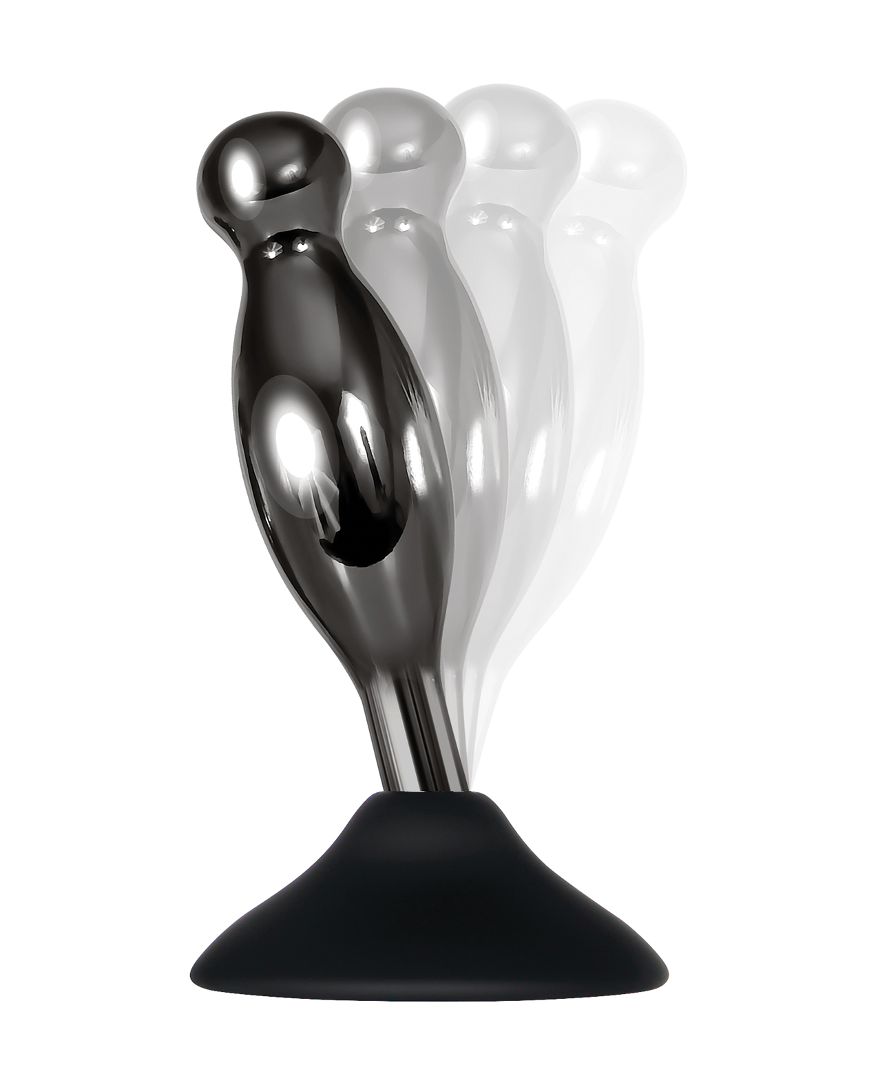 Evolved Joy Sticks 2 Pc Plug Set - Black/Chrome