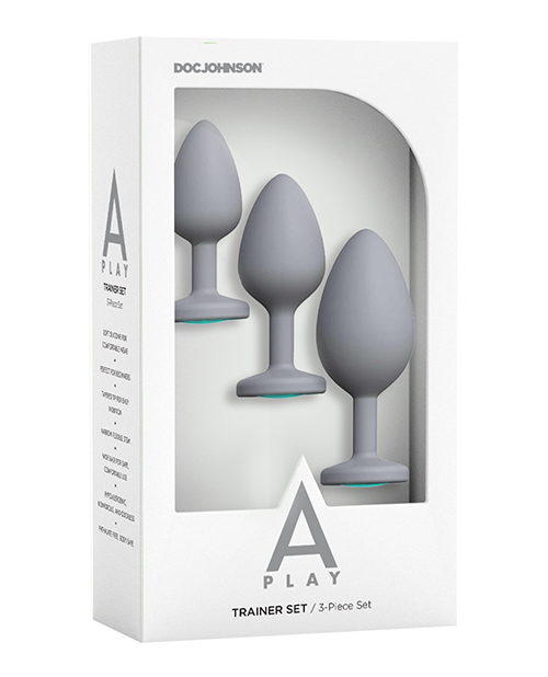 Doc Johnson A Play Trainer Set - Grey Set Of 3