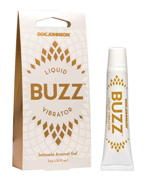 Doc Johnson Buzz Original Liquid Vibrator Intimate Arousal Gel - .26 Oz