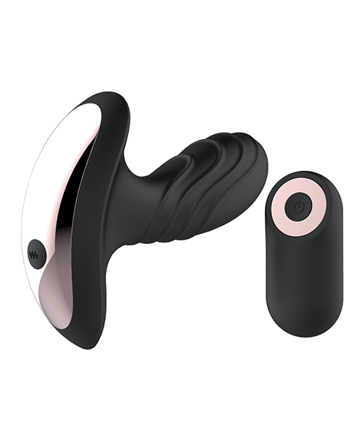 Gender Fluid Buzz Anal Vibe With Remote - Black