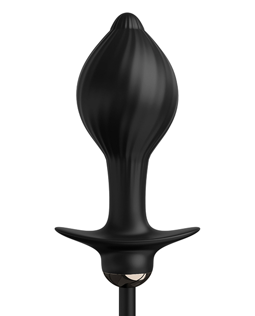 Pipedream Anal Fantasy Elite Collection Auto Throb Inflatable Vibrating Plug - Black