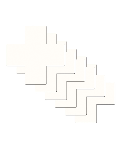 Pastease Refill Plus - Cross Double Stick Shapes - Pack Of 3 O/S