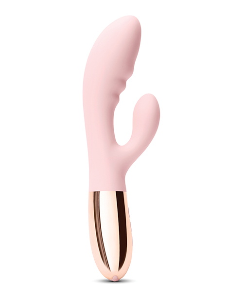 Le Wand Blend Double Motor Rabbit Rechargeable Vibrator - Rose Gold
