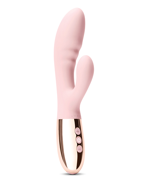 Le Wand Blend Double Motor Rabbit Rechargeable Vibrator - Rose Gold
