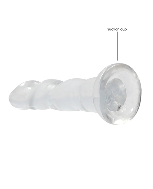 Shots Realrock Crystal Clear 7" Dildo - Transparent
