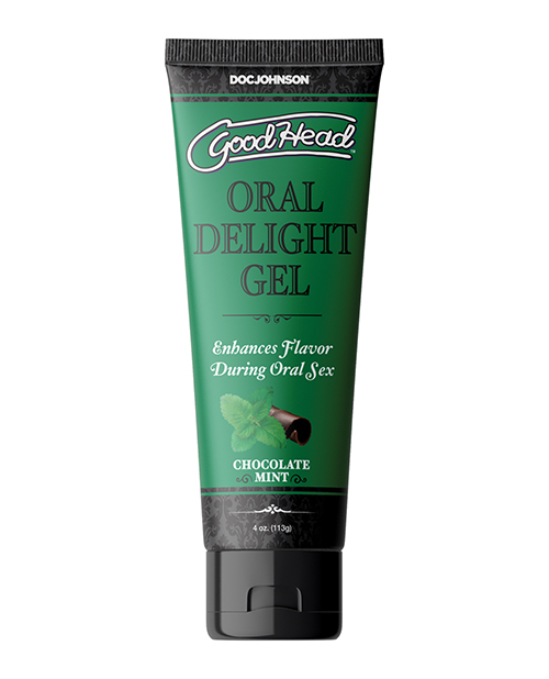 Doc Johnson Goodhead Oral Delight Gel - 4 Oz Chocolate Mint