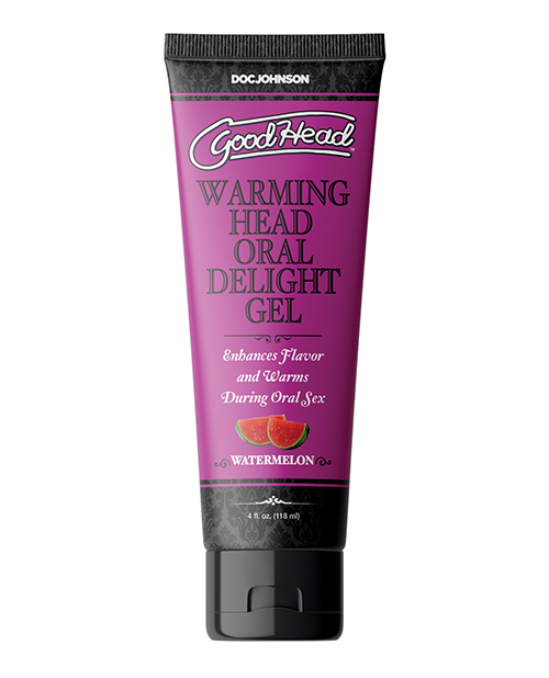 Doc Johnson Goodhead Warming Oral Delight Gel - 4 Oz Watermelon