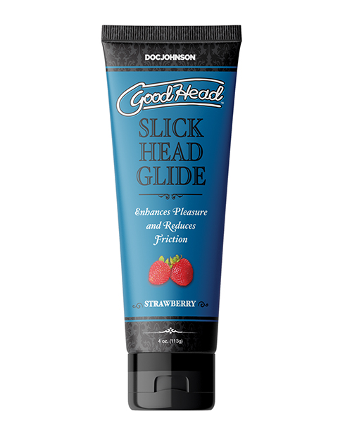 Doc Johnson Goodhead Slick Head Glide - 4 Oz Strawberry