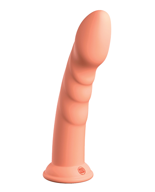 Pipedream Dillio Platinum 8" Super Eight Silicone Dildo - Peach