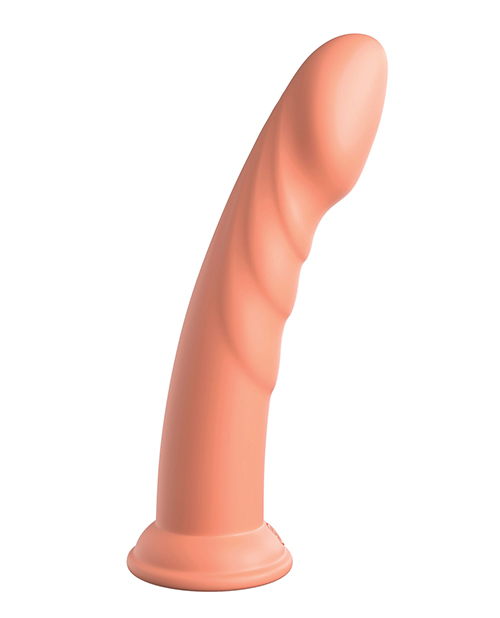 Pipedream Dillio Platinum 8" Super Eight Silicone Dildo - Peach