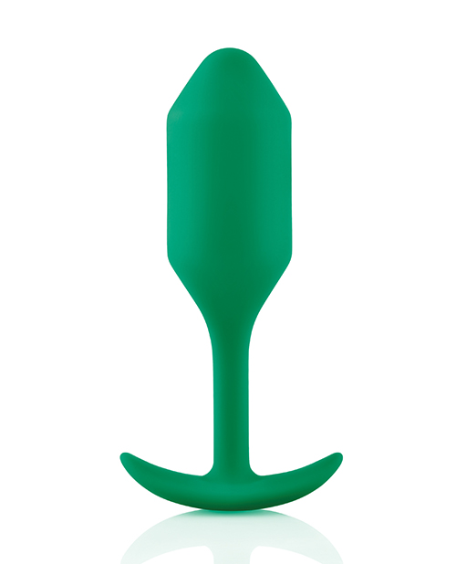 B-Vibe Weighted Snug Plug 2 - 114 G Green