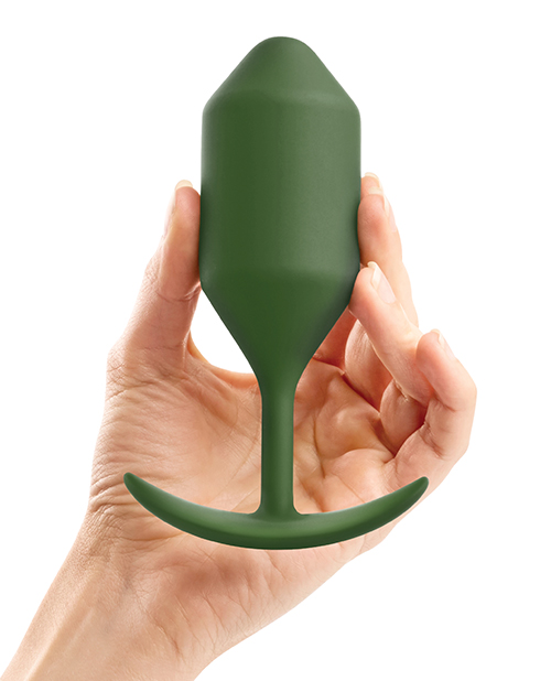 B-Vibe Weighted Snug Plug 4 - 257 G Army