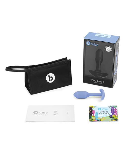 B-Vibe Weighted Snug Plug 1 - 55 G Violet