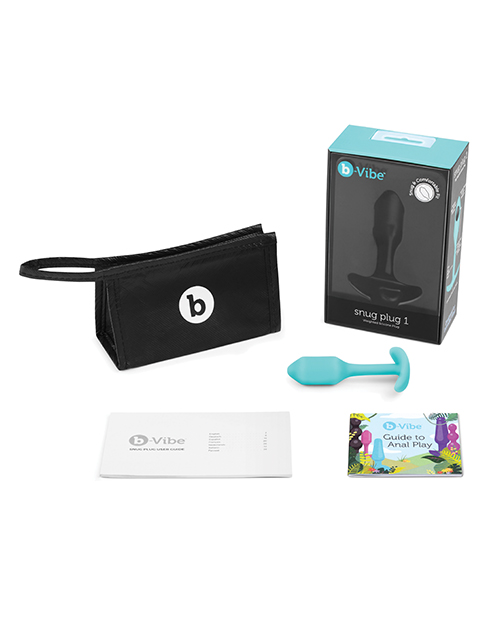 B-Vibe Weighted Snug Plug 1 - 55 G Mint